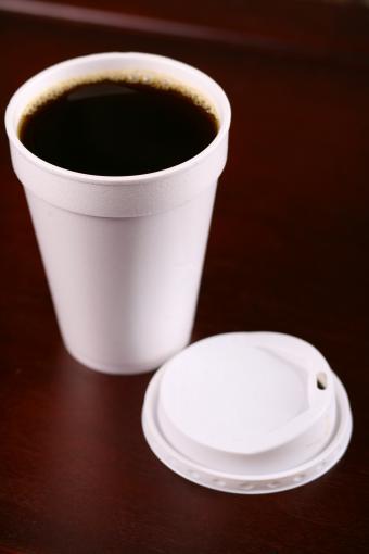 Styrofoam Coffee Cup