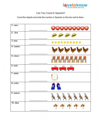 Spanish Printable Activity Pages Kindergarten Spanish Language 