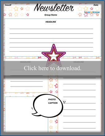 Elementary Star Newsletter Template