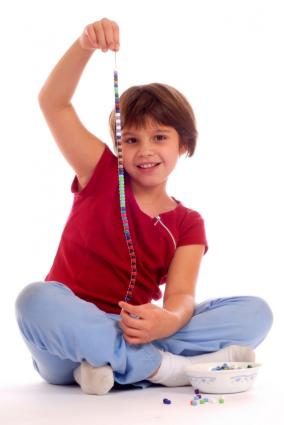 beading necklace