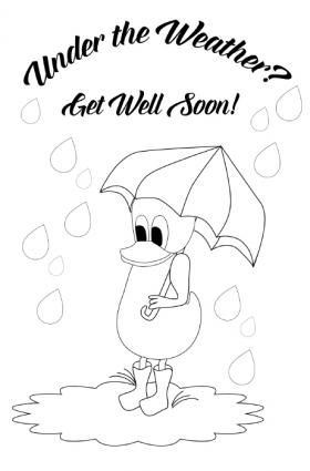 Printable Get Well Cards For Kids To Color Lovetoknow