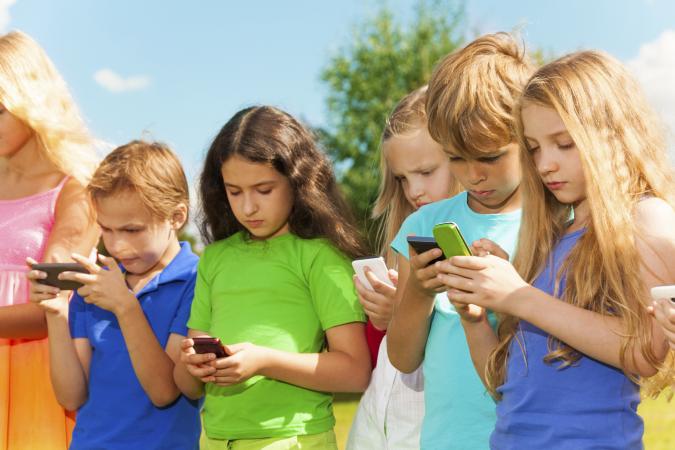 Group of kids sms
