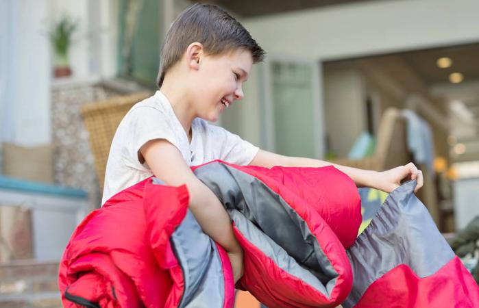 Kid Packing for Summer Camp