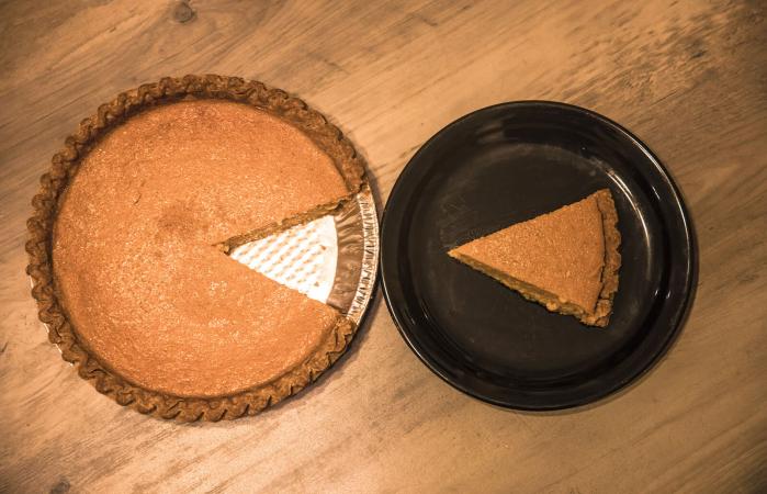One slice of a whole pie