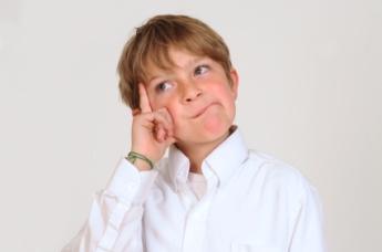 puzzled boy
