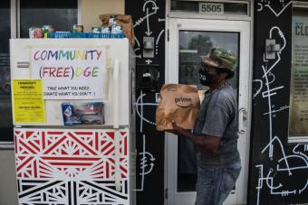 community fridge in Miami 