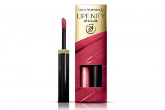 Max Factor Lasting LipFinity Lip Colour, Long Lasting Lipstick Lipstain, 335 Just In Love