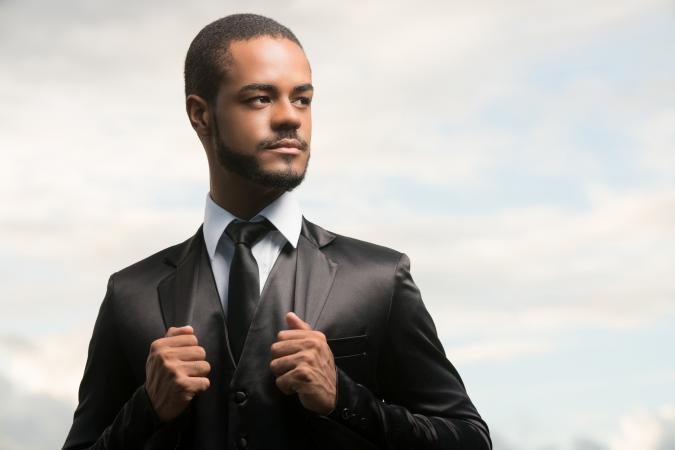 Businessman wearing business attire