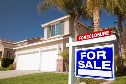 Home in foreclosure