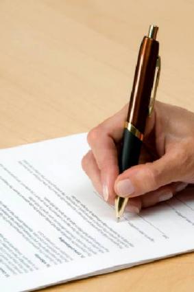 Signing documents