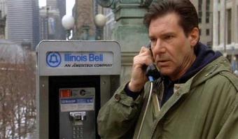 Harrison Ford is Dr. Richard Kimble in The Fugitive