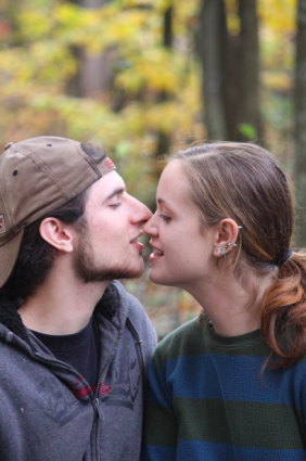 Couples kissing are movie magic!