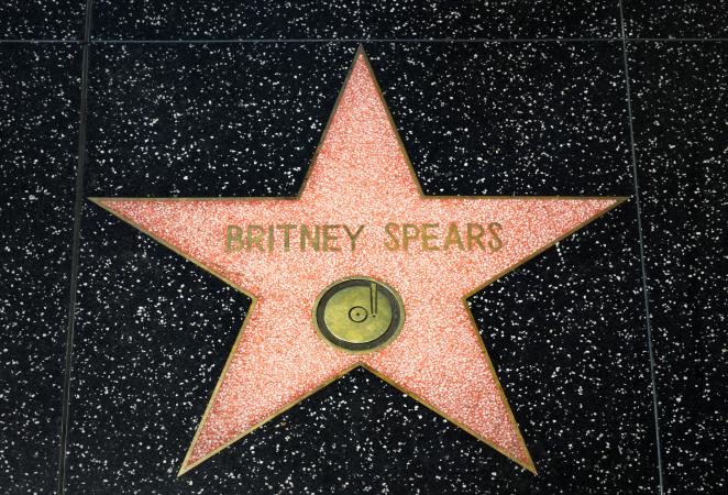 Britney Spears star on Walk of Fame