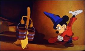 Mickey Mouse is the Sorcerer's Apprentice