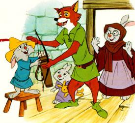 Scene from Disney's Robin Hood