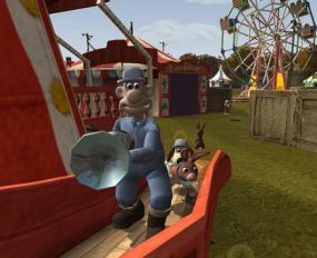 A scene from Wallace and Gromit 2