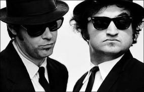 Dan Ackroyd and Jim Belusi are the Blues Brothers