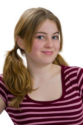 girl smiling