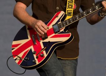 union jack guitar