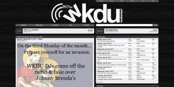Screenshot of WKDU