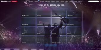Screenshot of iHeart Radio