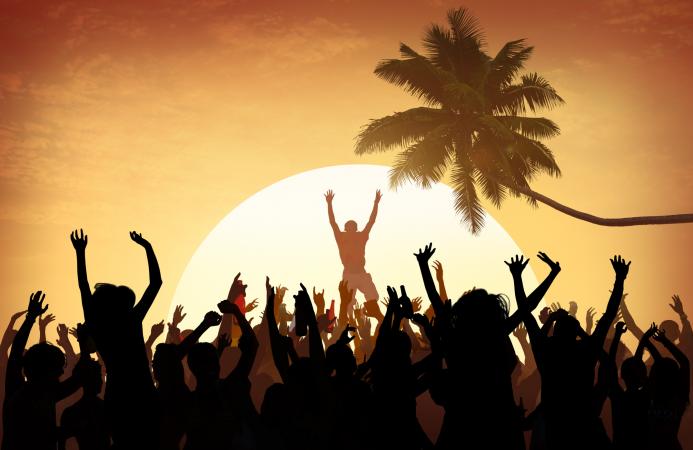 Outdoor Music Festival Concept