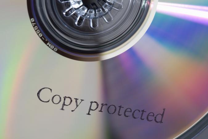 Copy protected CD