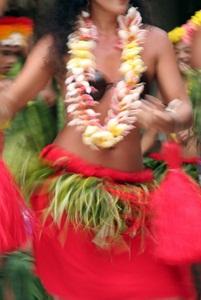 Hula dancing