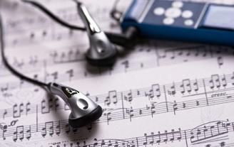 MP3 and sheet music