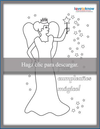Tarjeta de cumpleaños de hadas