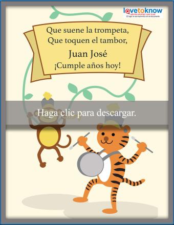 Tarjeta de la banda animal