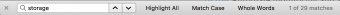 Firefox Find Panel