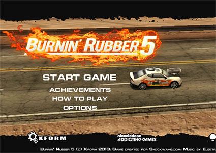 Screenshot of Burnin' Rubber Version 5