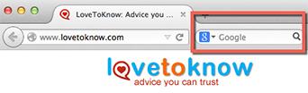 Google search in Firefox browser