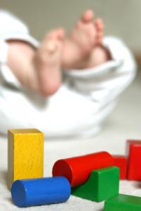 Baby with Blocks