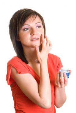 Woman with Lotion