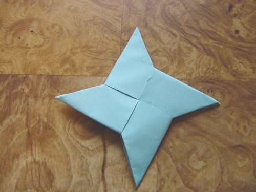 Origami Throwing Star Visual Instructions Lovetoknow