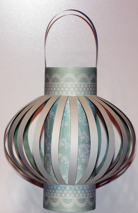 Turquoise Round Lantern