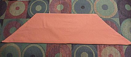 Napkin folding step 2