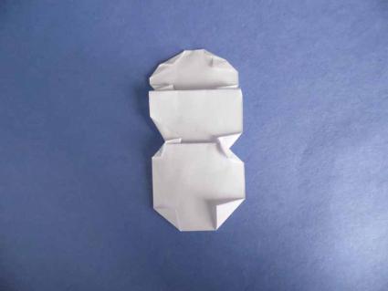 origami snowman 04