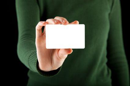 credit card for origami