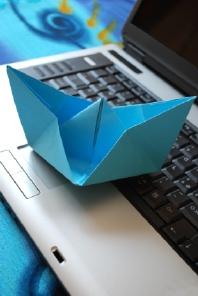 origami boat