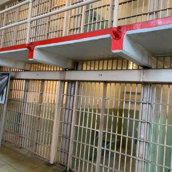 Cells inside Alcatraz prison