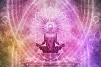 Purple Charka Third Eye