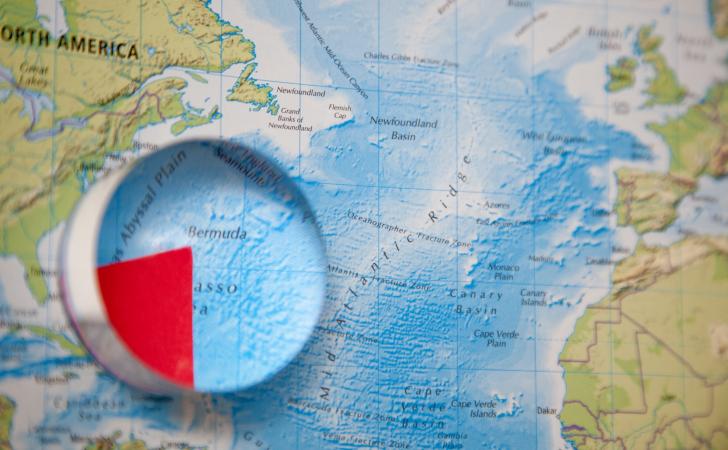 bermuda triangle map