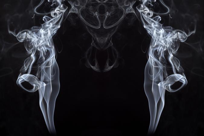 forms and figures of smoke