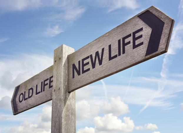 Old life, new life sign