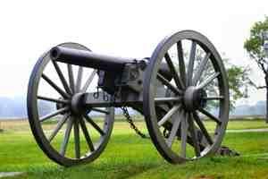 Photo of a Gettysburg cannon
