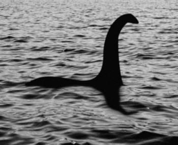 Fake Loch Ness Monster photo