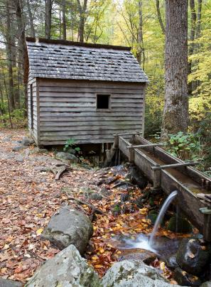 Old grist mill in Tennessee.